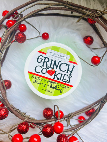 Grinch Cookies Whipped Soap 4 oz